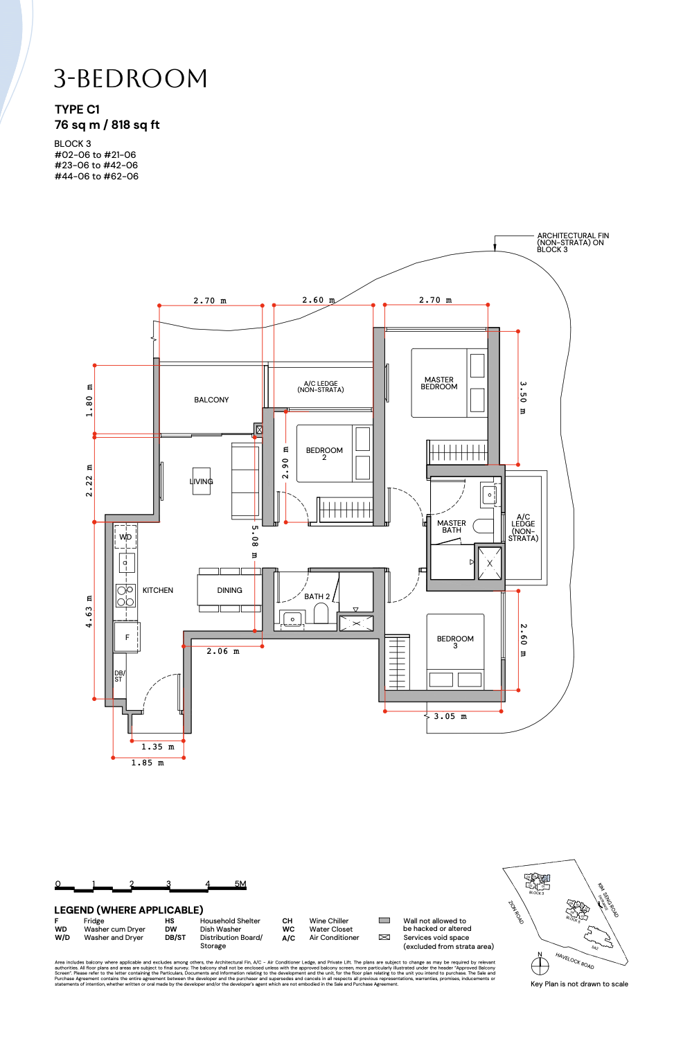 3 Bedroom Unit