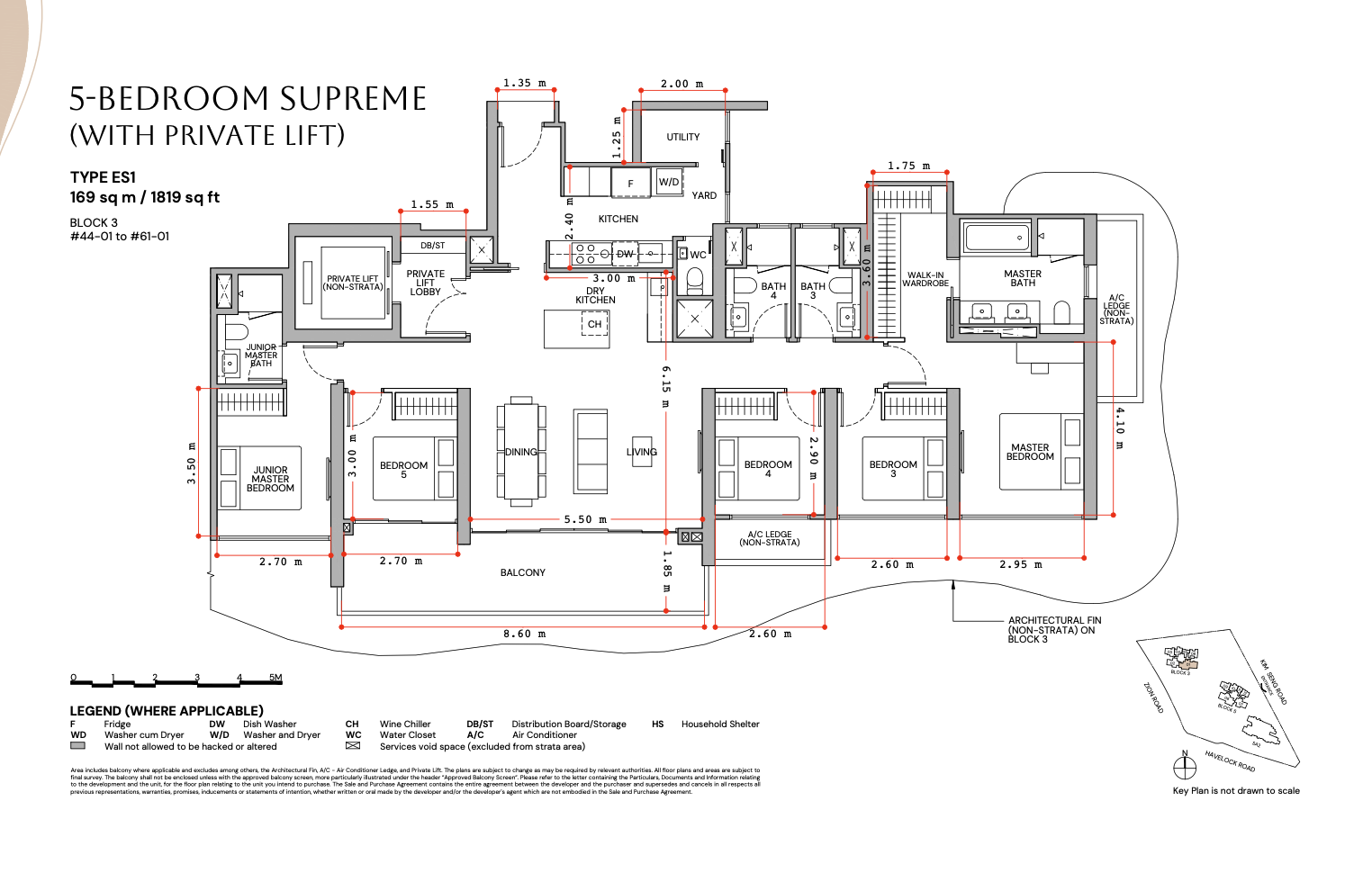 5 Bedroom Unit